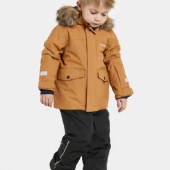 Didriksons Kids' Bjärven Parka 4 Almond Tree