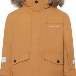 Didriksons Kids' Bjärven Parka 4 Almond Tree