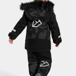 Didriksons Kids' Bjärven Special Edition Parka Island Print Reflex