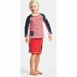 Didriksons Kids' Coral UV Skirt Chili Red