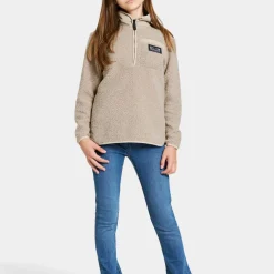 Didriksons Kids' Exa Half Zip Beach Beige