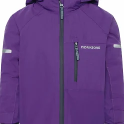 Didriksons Kids' Falken Jacket Royal Purple