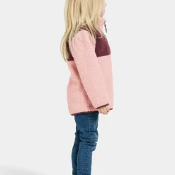 Didriksons Kids' Gosig Half Zip Dusty Pink