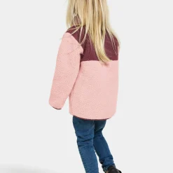 Didriksons Kids' Gosig Half Zip Dusty Pink