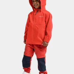 Didriksons Kids' Hallon Jacket Paprika