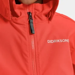 Didriksons Kids' Hallon Jacket Paprika