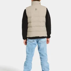 Didriksons Kids' Kilo Vest Clay Beige