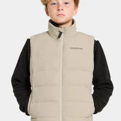 Didriksons Kids' Kilo Vest Clay Beige