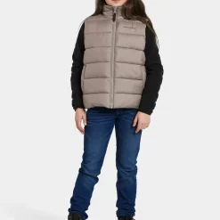 Didriksons Kids' Kilo Vest 2 Ash Brown