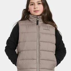 Didriksons Kids' Kilo Vest 2 Ash Brown