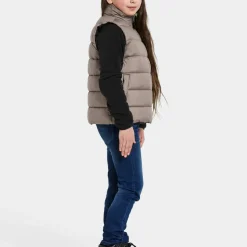 Didriksons Kids' Kilo Vest 2 Ash Brown