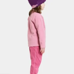 Didriksons Kids' Monte Full Zip 10 Light Heather Pink