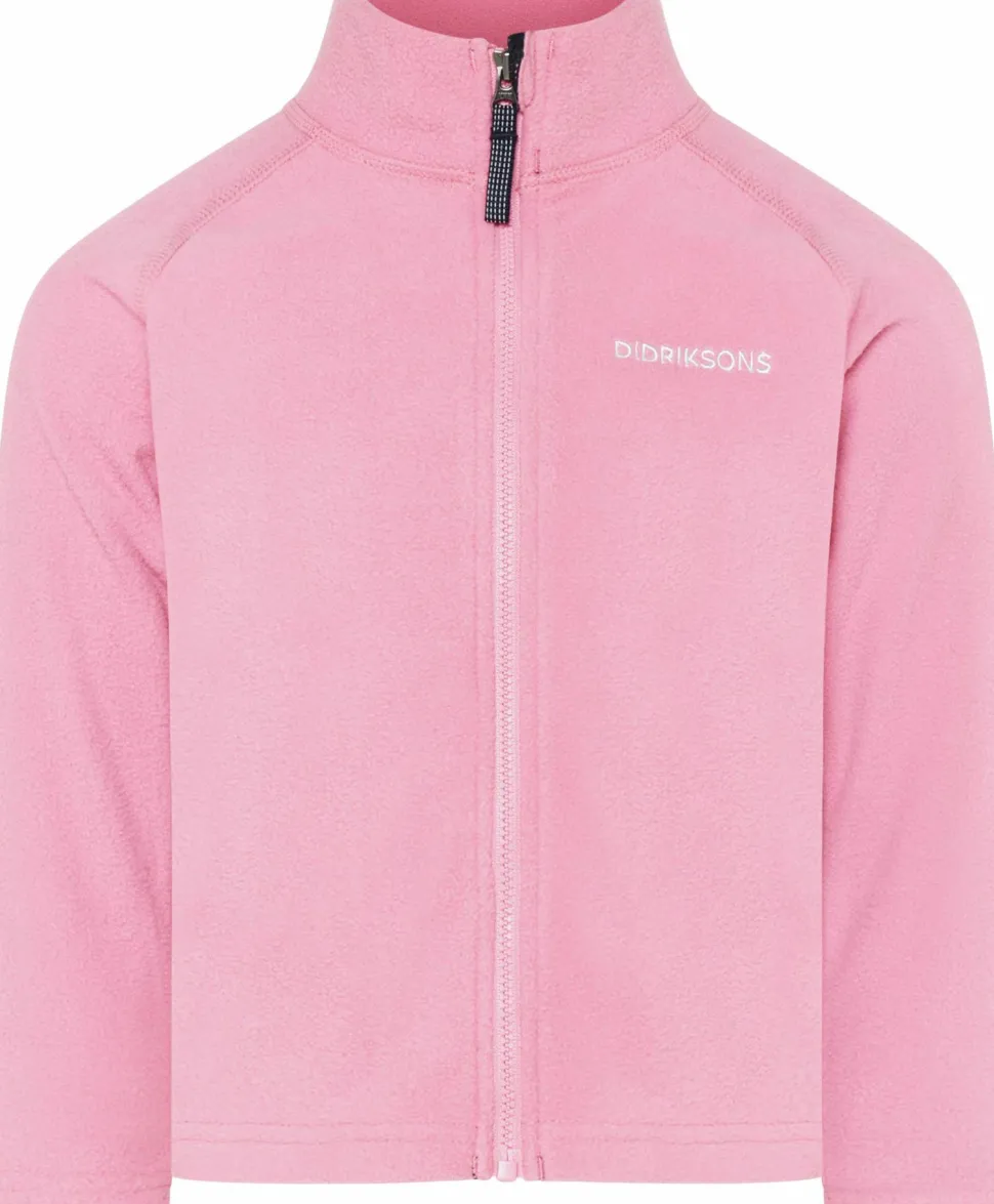 Didriksons Kids' Monte Full Zip 10 Light Heather Pink