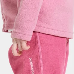 Didriksons Kids' Monte Full Zip 10 Light Heather Pink