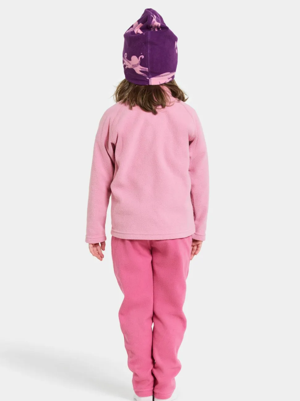 Didriksons Kids' Monte Full Zip 10 Light Heather Pink