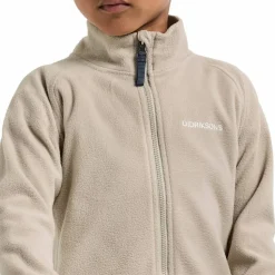 Didriksons Kids' Monte Full Zip 10 Beach Beige