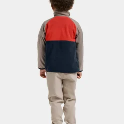 Didriksons Kids' Monte Half Button 5 Paprika