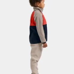 Didriksons Kids' Monte Half Button 5 Paprika