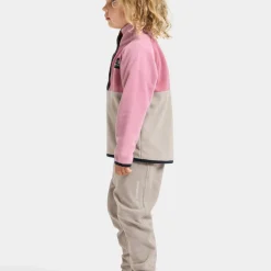 Didriksons Kids' Monte Half Button 5 Heather Pink