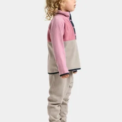 Didriksons Kids' Monte Half Button 5 Heather Pink