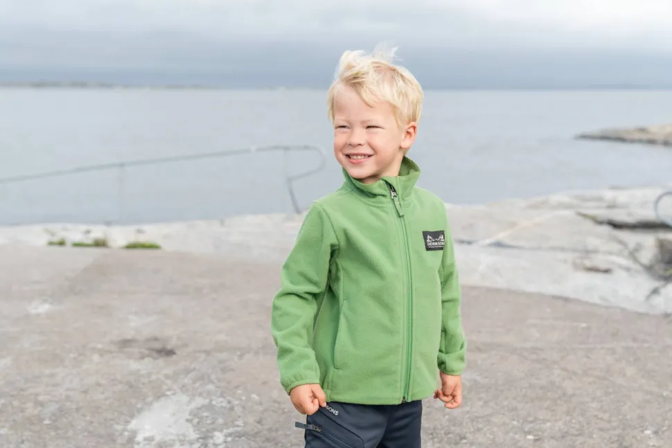 Didriksons Kids' Muskot Jacket Algae Green