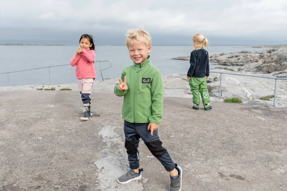 Didriksons Kids' Muskot Jacket Algae Green
