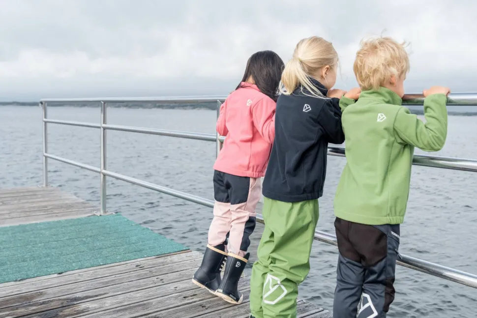 Didriksons Kids' Muskot Jacket Algae Green