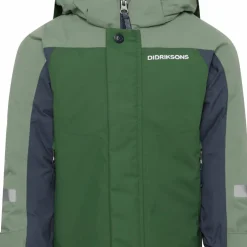 Didriksons Kids' Neptun Jacket 4 Pine Green