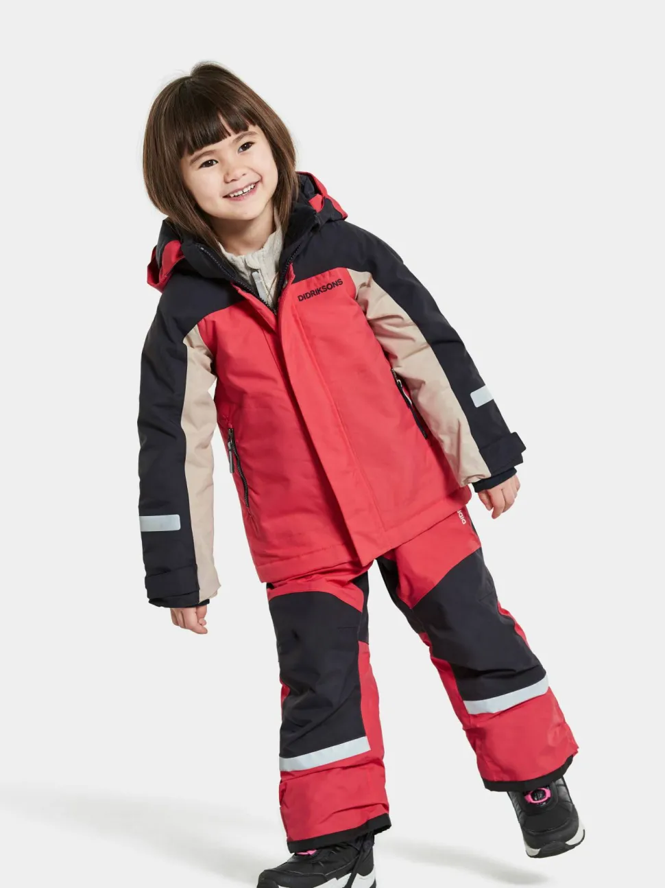 Didriksons Kids' Neptun Jacket Modern Pink