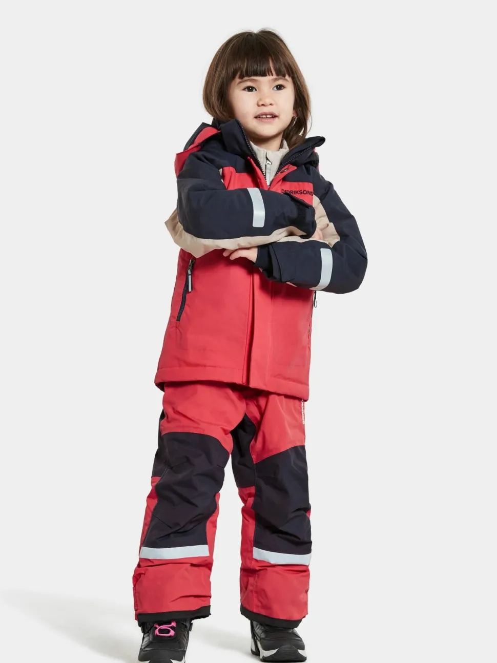 Didriksons Kids' Neptun Jacket Modern Pink