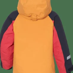 Didriksons Kids' Neptun Jacket Fire Yellow