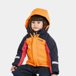 Didriksons Kids' Neptun Jacket Fire Yellow
