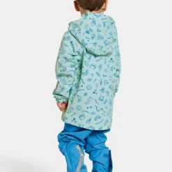 Didriksons Kids' Norma Printed Jacket 3 Doodle Pale Mint