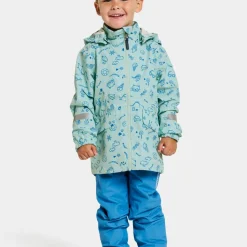 Didriksons Kids' Norma Printed Jacket 3 Doodle Pale Mint