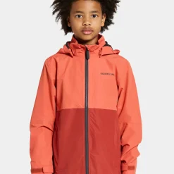 Didriksons Kids' Piko Jacket 8 Light Mars Red