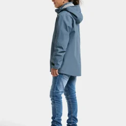 Didriksons Kids' Piko Jacket 9 Blue Fog