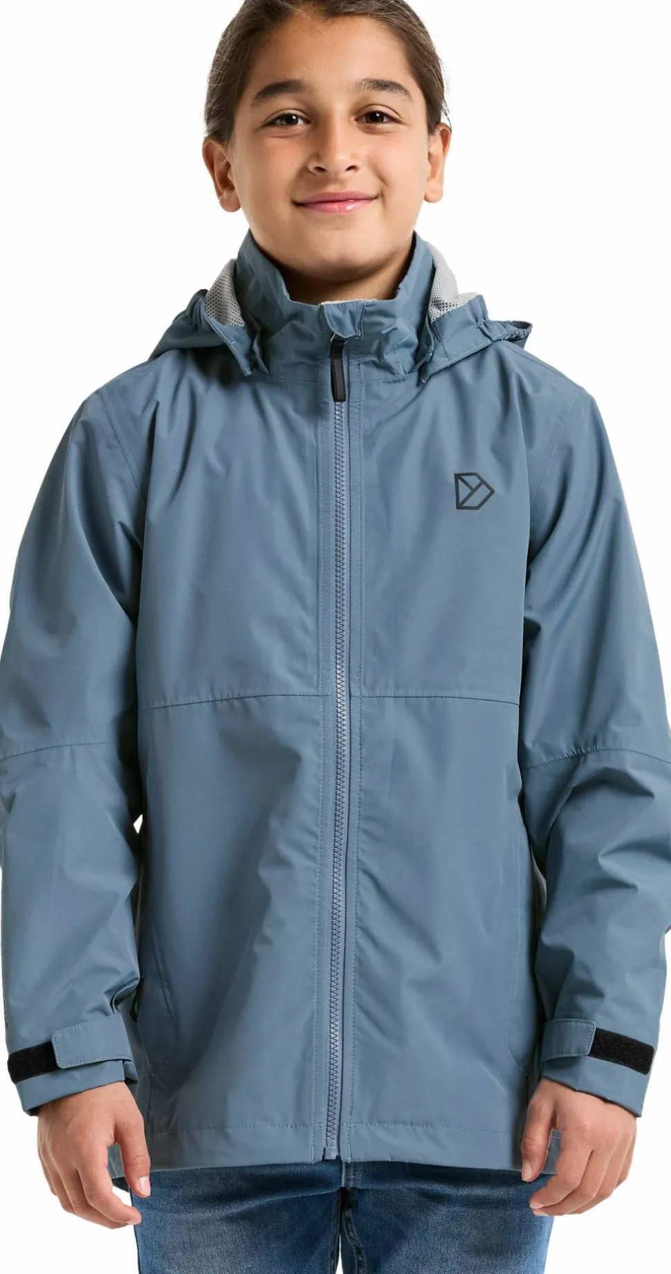 Didriksons Kids' Piko Jacket 9 Blue Fog