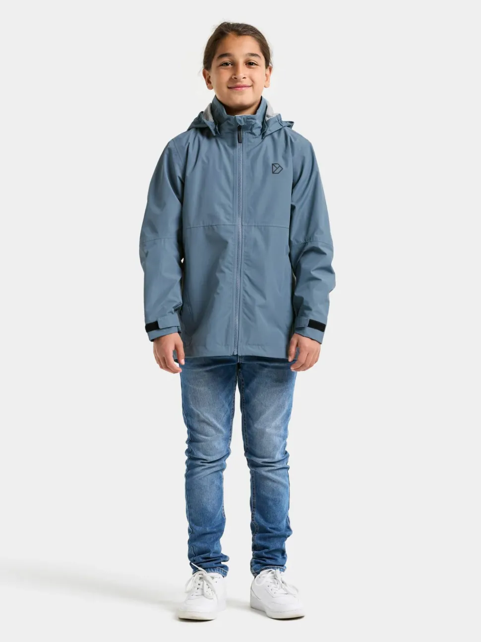 Didriksons Kids' Piko Jacket 9 Blue Fog
