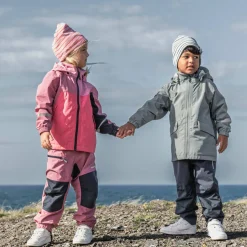 Didriksons Kids' Pilvi Jacket 2 Heather Pink