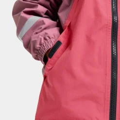 Didriksons Kids' Pilvi Jacket 2 Heather Pink