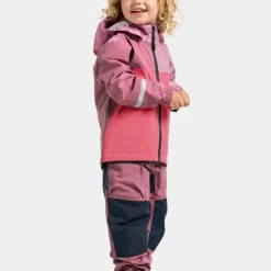 Didriksons Kids' Pilvi Jacket 2 Heather Pink