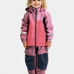Didriksons Kids' Pilvi Jacket 2 Heather Pink