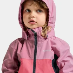 Didriksons Kids' Pilvi Jacket 2 Heather Pink