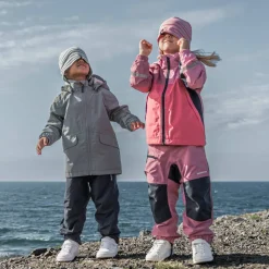 Didriksons Kids' Pilvi Jacket 2 Heather Pink