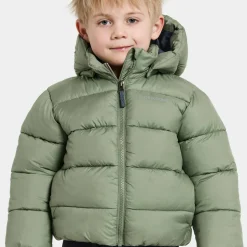 Didriksons Kids' Roxen Jacket Light Moss
