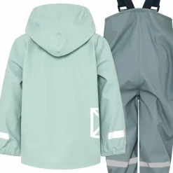 Didriksons Kids' Slaskeman Set 4 Ocean Mint