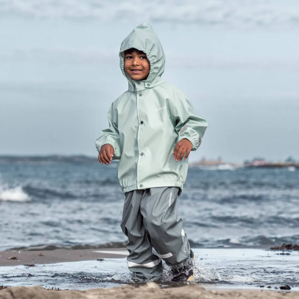 Didriksons Kids' Slaskeman Set 4 Ocean Mint