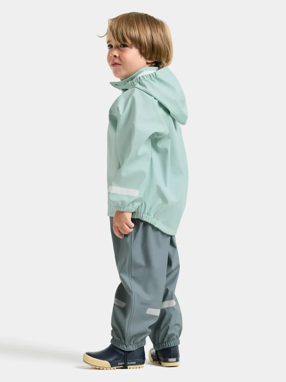 Didriksons Kids' Slaskeman Set 4 Ocean Mint