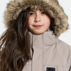 Didriksons Kids' Sylvin Parka Ash Brown
