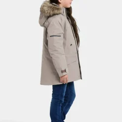 Didriksons Kids' Sylvin Parka Ash Brown
